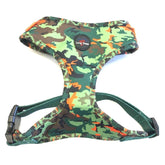 Earth Friendly Trekker Dog Harness Citrus Army Camo